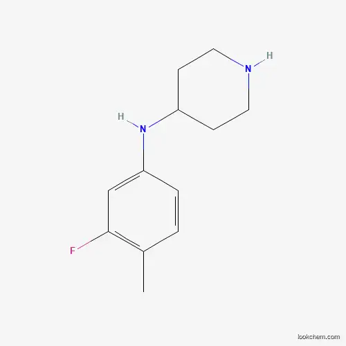 (3-FLUORO-4-METHYL-PHENYL)-PIPERIDIN-4-YL-AMINE