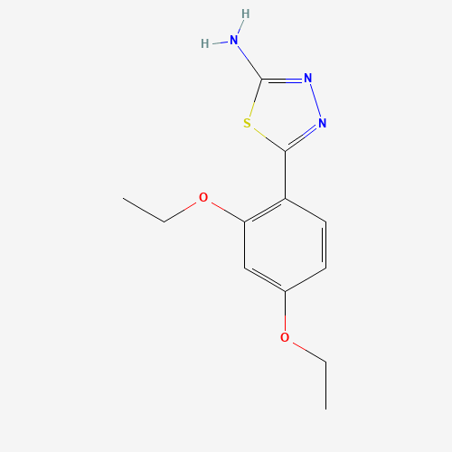 5-(2,4-DIETHOXY-PHENYL)-[1,3,4]THIADIAZOL-2-YLAMINE