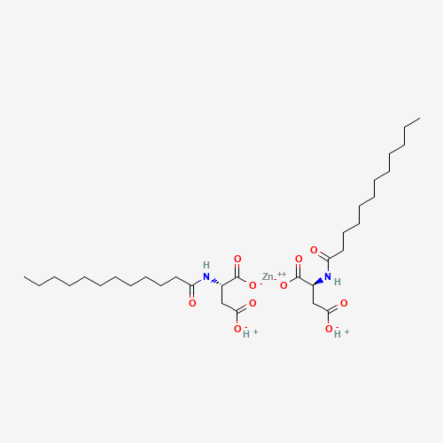 Molecular Structure of 899426-42-7 (Zinc lauroyl aspartate)