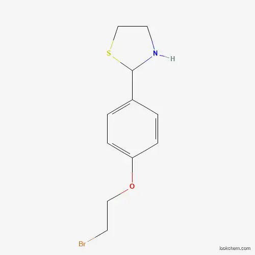 Molecular Structure of 937604-18-7 (2-Bromoethyl 4-(1,3-thiazolan-2-yl)phenyl ether)