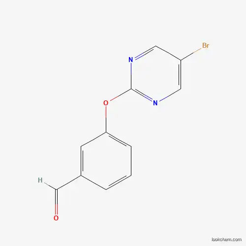 3-[(5-bromo-2-pyrimidinyl)oxy]benzenecarbaldehyde
