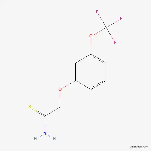 Molecular Structure of 952182-84-2 (2-[3-(Trifluoromethoxy)phenoxy]ethanethioamide)
