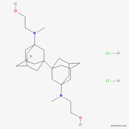 2-[[3-[3-[2-hydroxyethyl(methyl)amino]-1-adamantyl]-1-adamantyl]-methylamino]ethanol dihydrochloride