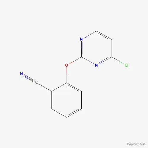 Molecular Structure of 1159826-56-8 (2-(2-Cyanophenoxy)-4-chloropyrimidine)