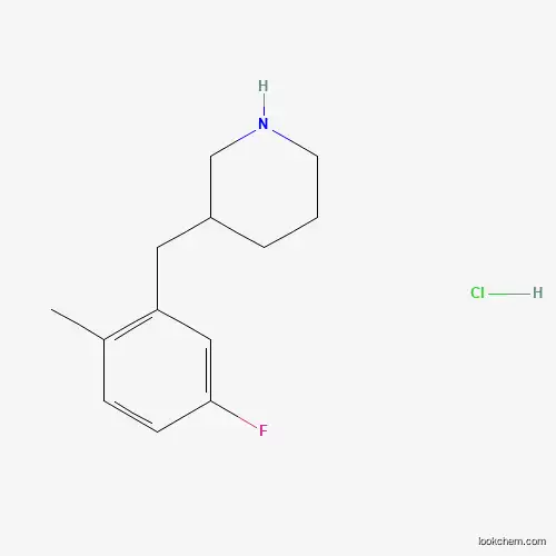 3-(5-FLUORO-2-METHYL-BENZYL)-PIPERIDINE HYDROCHLORIDE