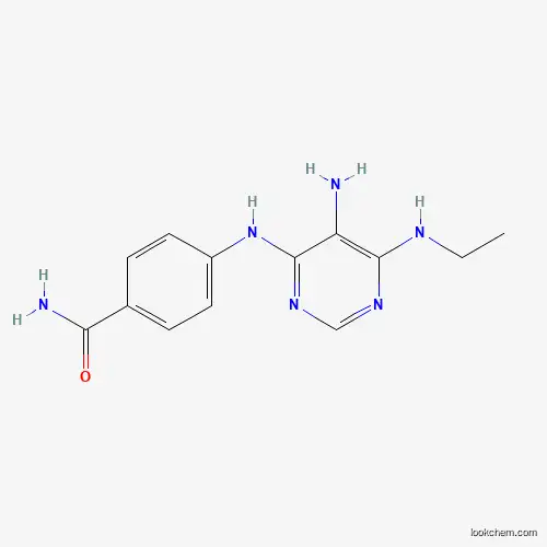 4-(5-Amino-6-(ethylamino)pyrimidin-4-ylamino)benzamide