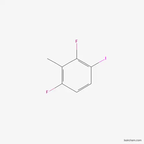 Molecular Structure of 1208077-89-7 (1,3-Difluoro-4-iodo-2-methylbenzene)