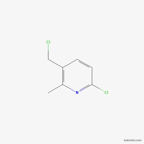 Molecular Structure of 1211530-38-9 (6-Chloro-3-(chloromethyl)-2-methylpyridine)