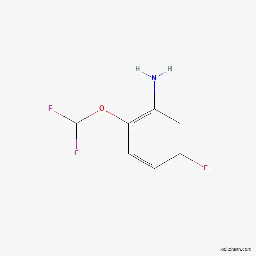 2-(difluoromethoxy)-5-fluoroaniline cas no. 1214329-65-3 98%%