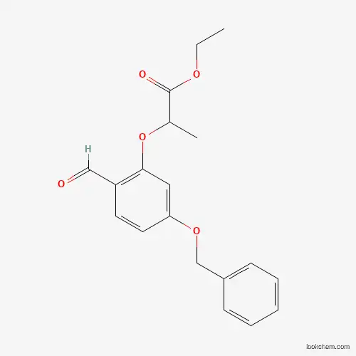 ethyl 2-(5-(benzyloxy)-2-formylphenoxy)propanoate