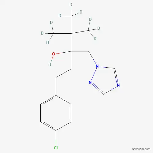 Molecular Structure of 1246818-83-6 (Tebuconazole-d9)