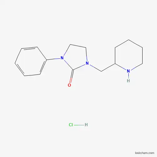 1-Phenyl-3-(piperidin-2-ylmethyl)imidazolidin-2-one hydrochloride