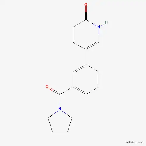 Molecular Structure of 1261896-01-8 (2-Hydroxy-5-(3-pyrrolidinylcarbonylphenyl)pyridine)