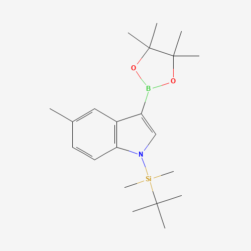 1-[tert-butyl(dimethyl)silyl]-5-methyl-3-(4,4,5,5-tetramethyl-1,3,2-dioxaborolan-2-yl)-1H-indole