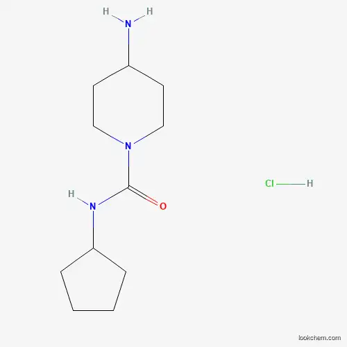 4-Amino-N-cyclopentylpiperidine-1-carboxamide hydrochloride