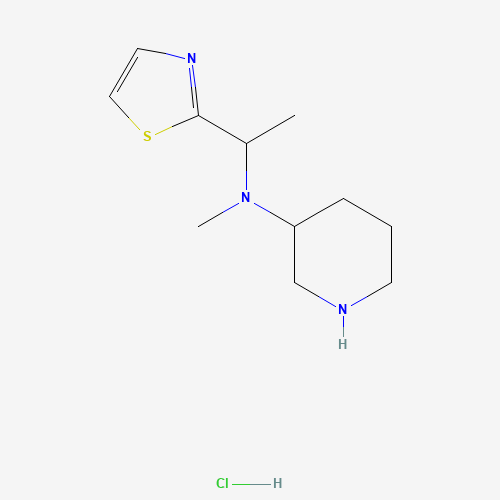 N-Methyl-N-(1-(thiazol-2-yl)ethyl)piperidin-3-amine hydrochloride