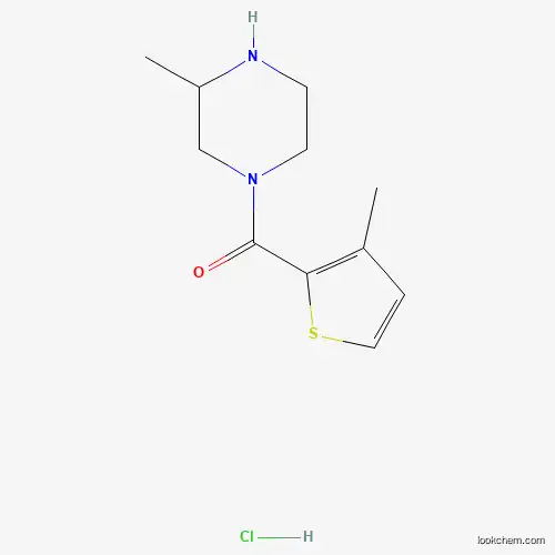 Molecular Structure of 1289387-43-4 ((3-Methylpiperazin-1-yl)(3-methylthiophen-2-yl)methanone hydrochloride)