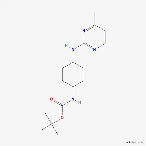 [4-(4-Methyl-pyrimidin-2-ylamino)-cyclohexyl]-carbamic acid tert-butyl ester