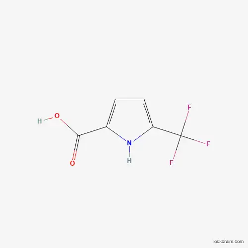 Molecular Structure of 1314400-72-0 (5-(Trifluoromethyl)-1H-pyrrole-2-carboxylic acid)