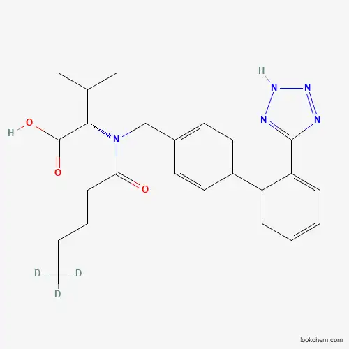 Molecular Structure of 1331908-02-1 (Valsartan-d3)