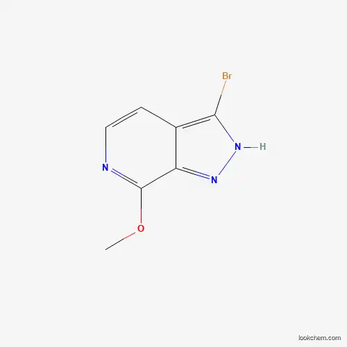 Molecular Structure of 1357946-82-7 (3-Bromo-7-methoxy-1H-pyrazolo[3,4-C]pyridine)