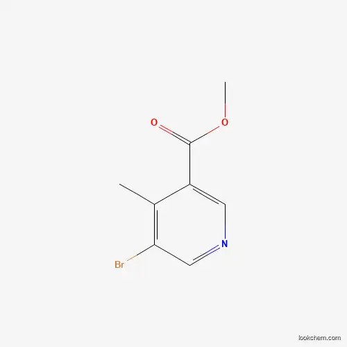 Molecular Structure of 1382847-91-7 (Methyl 5-bromo-4-methylpyridine-3-carboxylate)