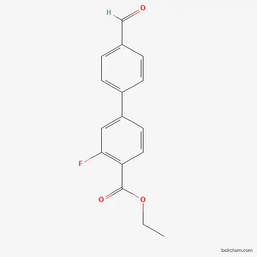 Best price/ Ethyl 2-fluoro-4-(4-formylphenyl)benzoate  CAS NO.1393442-35-7