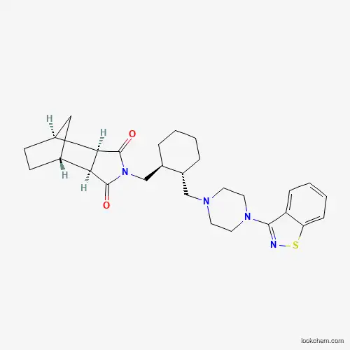 (3aR,4S,7R,7aS)-2-(((1S,2S)-2-((4-(benzo[d]isothiazol-3-yl) piperazin-1-yl)methyl)cyclohexyl)methyl)hexahydro-1H-4,7- methanoisoindole-1,3(2H)-dione