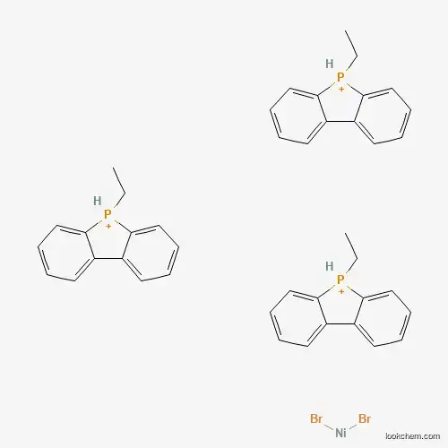 Molecular Structure of 14951-05-4 (dibromonickel;5-ethyl-5H-benzo[b]phosphindol-5-ium)