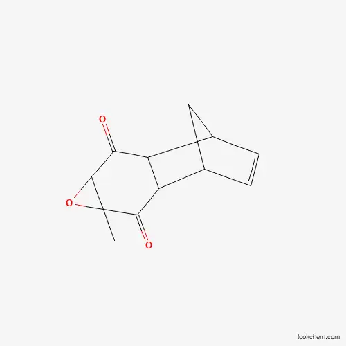 Molecular Structure of 15052-13-8 (4-Methyl-5-oxatetracyclo[7.2.1.0~2,8~.0~4,6~]dodec-10-ene-3,7-dione)