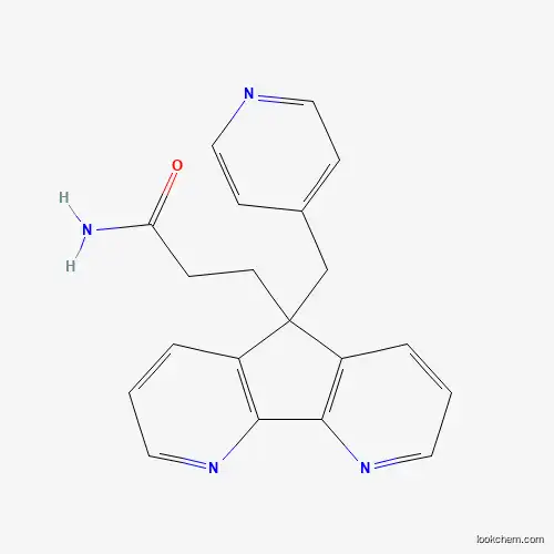 3-(5-(Pyridin-4-ylmethyl)-5H-cyclopenta[1,2-b:5,4-b']dipyridin-5-yl)propanamide