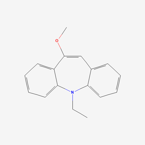 Molecular Structure of 15882-79-8 (5-Ethyl-10-methoxy dibenzazepine)