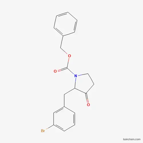 Benzyl 2-[(3-bromophenyl)methyl]-3-oxopyrrolidine-1-carboxylate