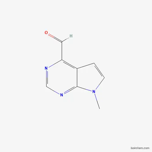 7-Methyl-7H-pyrrolo[2,3-d]pyrimidine-4-carbaldehyde