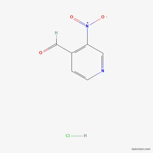 Molecular Structure of 1803582-88-8 (3-Nitroisonicotinaldehyde hydrochloride)