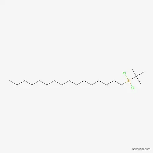 Molecular Structure of 18733-59-0 (tert-Butyldichloro(hexadecyl)silane)