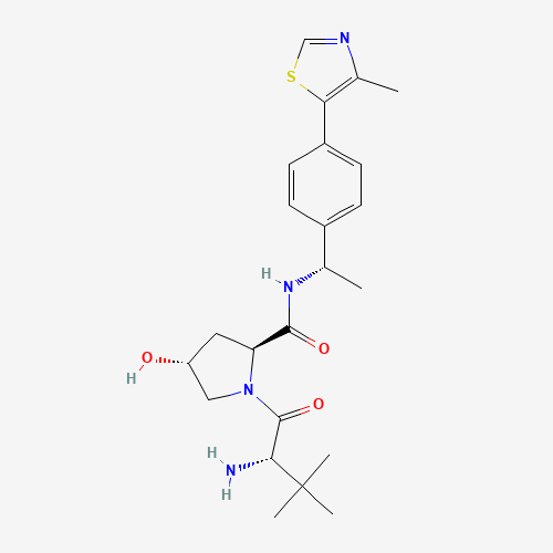 (2S,4R)-1-((S)-2-amino-3,3-dimethylbutanoyl)-4-hydroxy-N-((S)-1-(4-(4-methylthiazol-5-yl)phenyl)ethyl)pyrrolidine-2-carboxamide