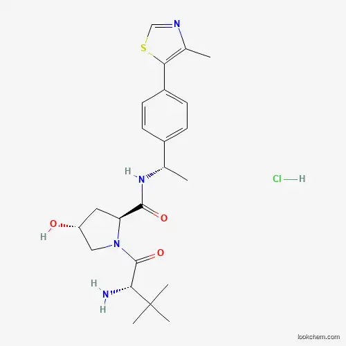 (2S,4R)-1-((S)-2-amino-3,3-dimethylbutanoyl)-4-hydroxy-N-((S)-1-(4-(4-methylthiazol-5-yl)phenyl)ethyl)pyrrolidine-2-carboxamide hydrochloride