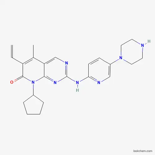 8-cyclopentyl-5-methyl-2-((5-(piperazin-1-yl)pyridin-2-yl)amino)-6- vinylpyrido[2,3-d]pyrimidin-7(8H)-one