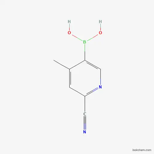 (6-CYANO-4-METHYLPYRIDIN-3-YL)BORONIC ACID