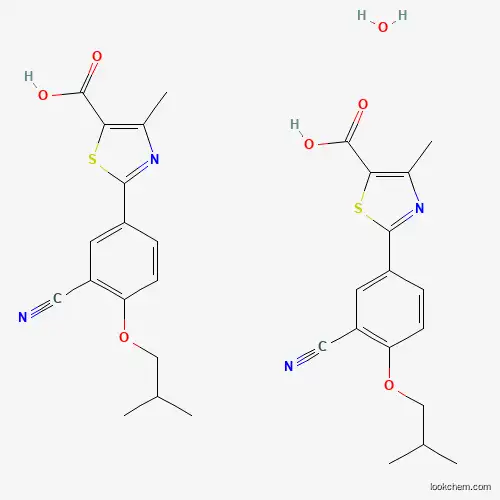 Molecular Structure of 442664-09-7 (Febuxostat hemihydrate)