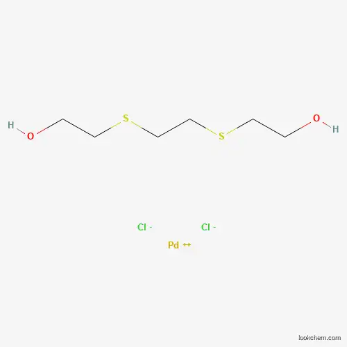Molecular Structure of 58450-65-0 (Palladium(2+) chloride--2,2'-(ethane-1,2-diyldisulfanediyl)di(ethan-1-ol) (1/2/1))