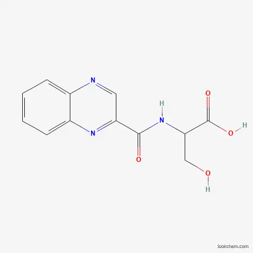 Molecular Structure of 7150-22-3 (n-(Quinoxalin-2-ylcarbonyl)serine)