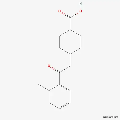 CIS-4-[2-(2-METHYLPHENYL)-2-OXOETHYL]CYCLOHEXANE-1-CARBOXYLIC ACID