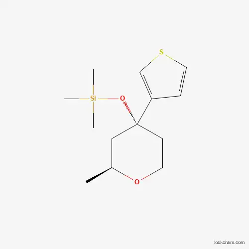 2H-PYRAN, TETRAHYDRO-2-METHYL-4-(3-THIENYL)-4-[(TRIMETHYLSILYL)OXY]-, (2S,4R)-