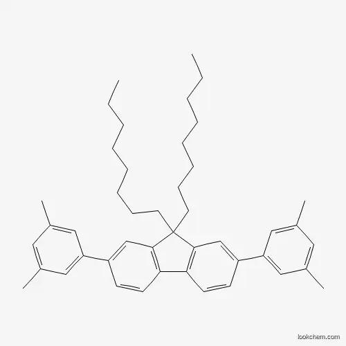 Molecular Structure of 874816-14-5 (9,9-Dioctyl-2,7-bis(3,5-dimethylphenyl)-9H-fluorene)