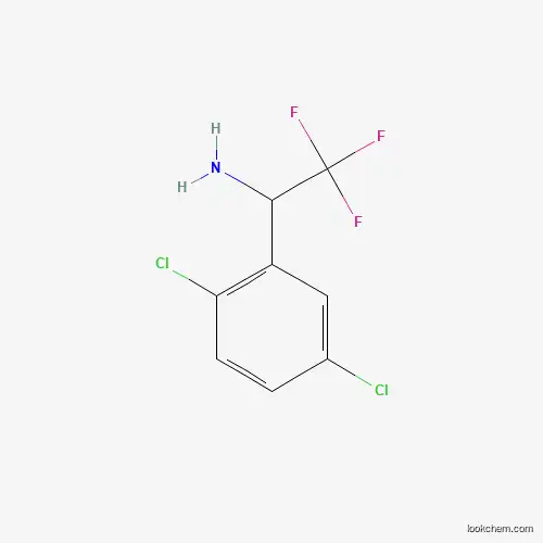 Molecular Structure of 886371-25-1 (1-(2,5-Dichloro-phenyl)-2,2,2-trifluoro-ethylamine)