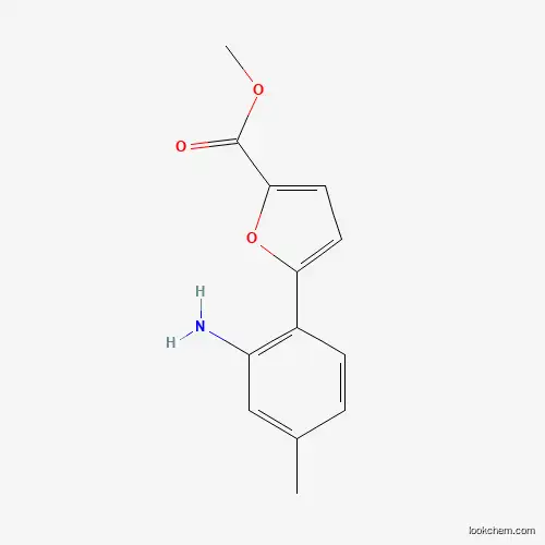 Molecular Structure of 886494-26-4 (Methyl 5-(2-amino-4-methylphenyl)furan-2-carboxylate)