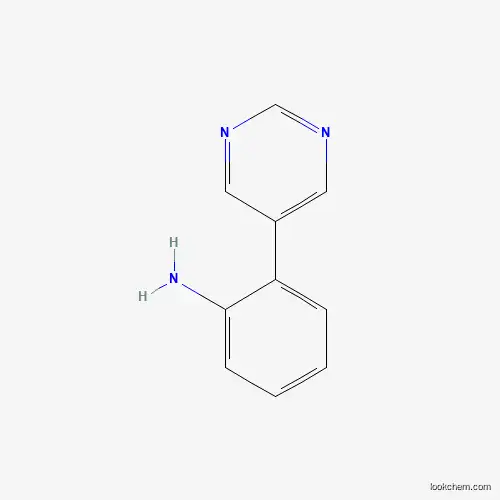 Molecular Structure of 893735-92-7 (2-(5-Pyrimidinyl)aniline)