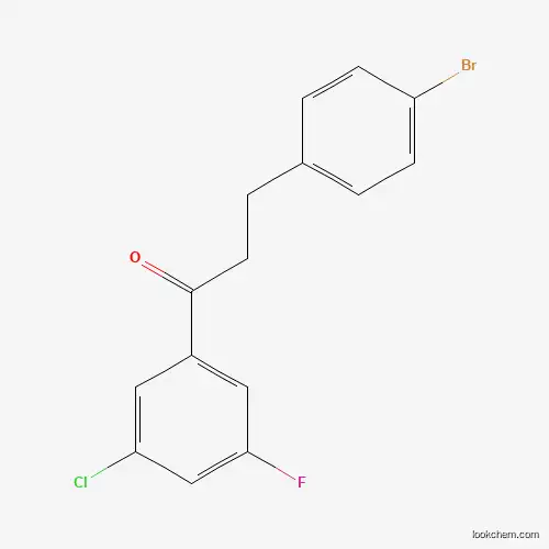 3-(4-BROMOPHENYL)-3'-CHLORO-5'-FLUOROPROPIOPHENONE